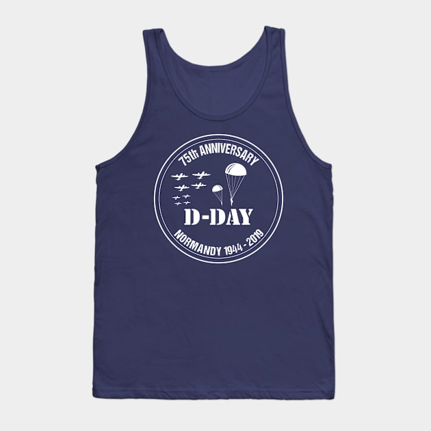 D-Day 75th Anniversary 2019 Normandy Landings Invasion Veteran Shirt Tank Top by stearman